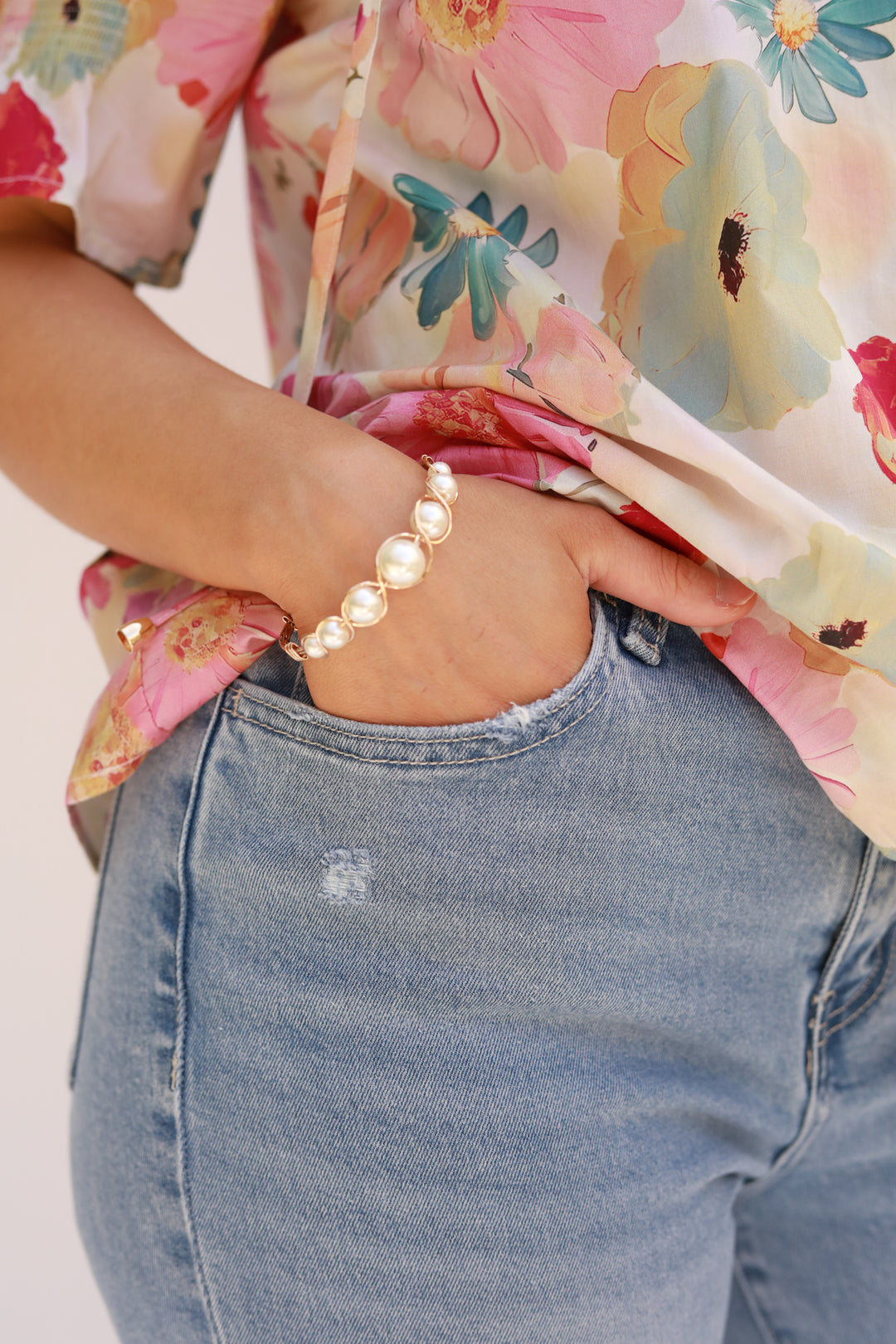 Pear Wrapped Bracelet