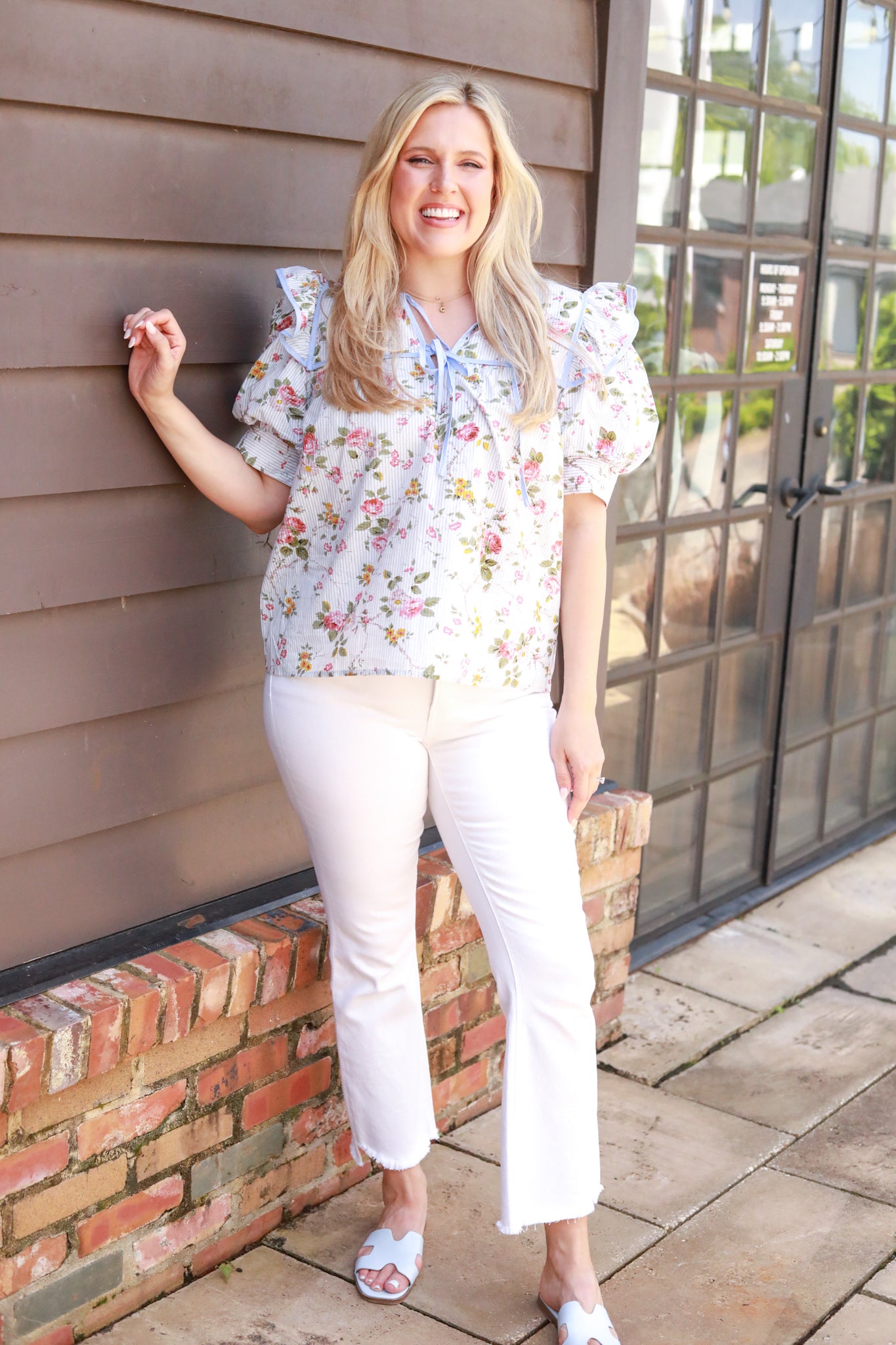 Bouquet Print Top