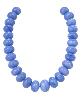 Sky Blue Beaded Necklace