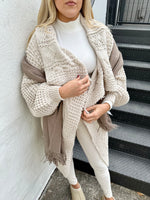 Chunky Knit Sweater Cardigan