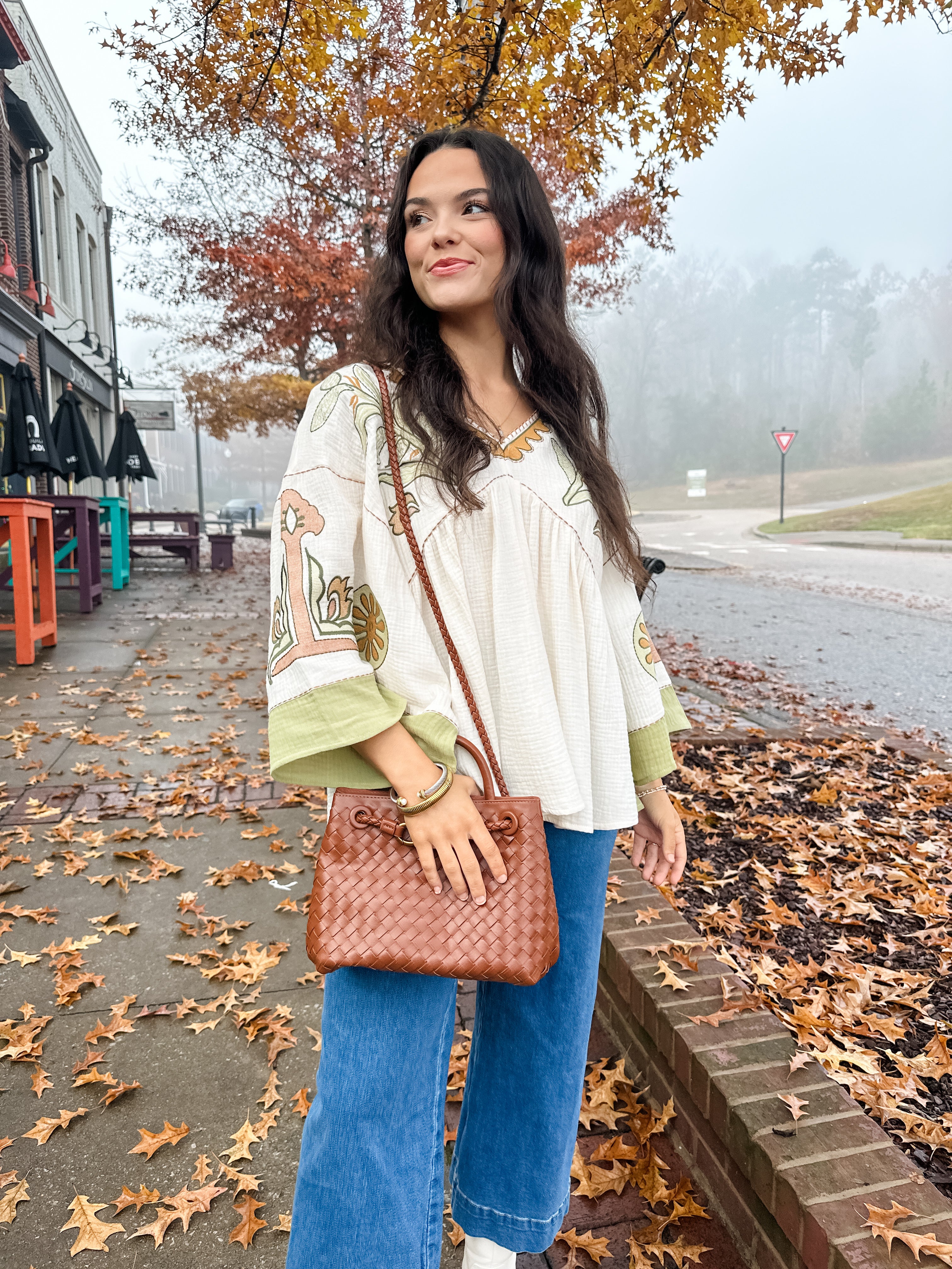 Floral Embroidered Top