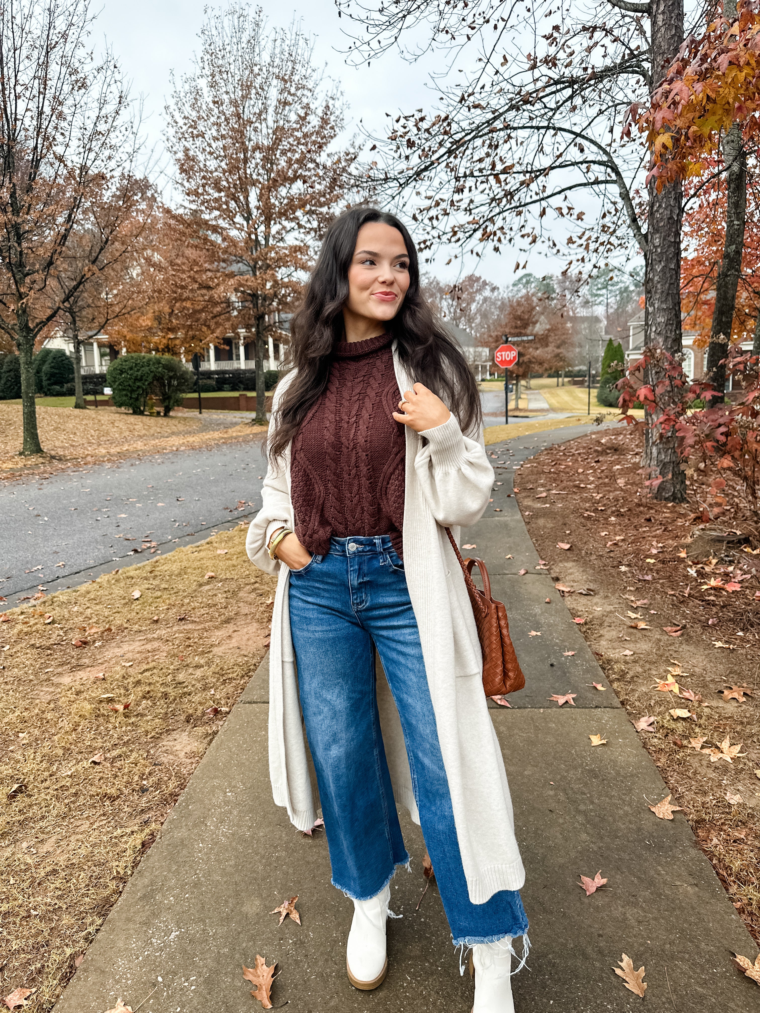 Open Front Sweater Cardigan