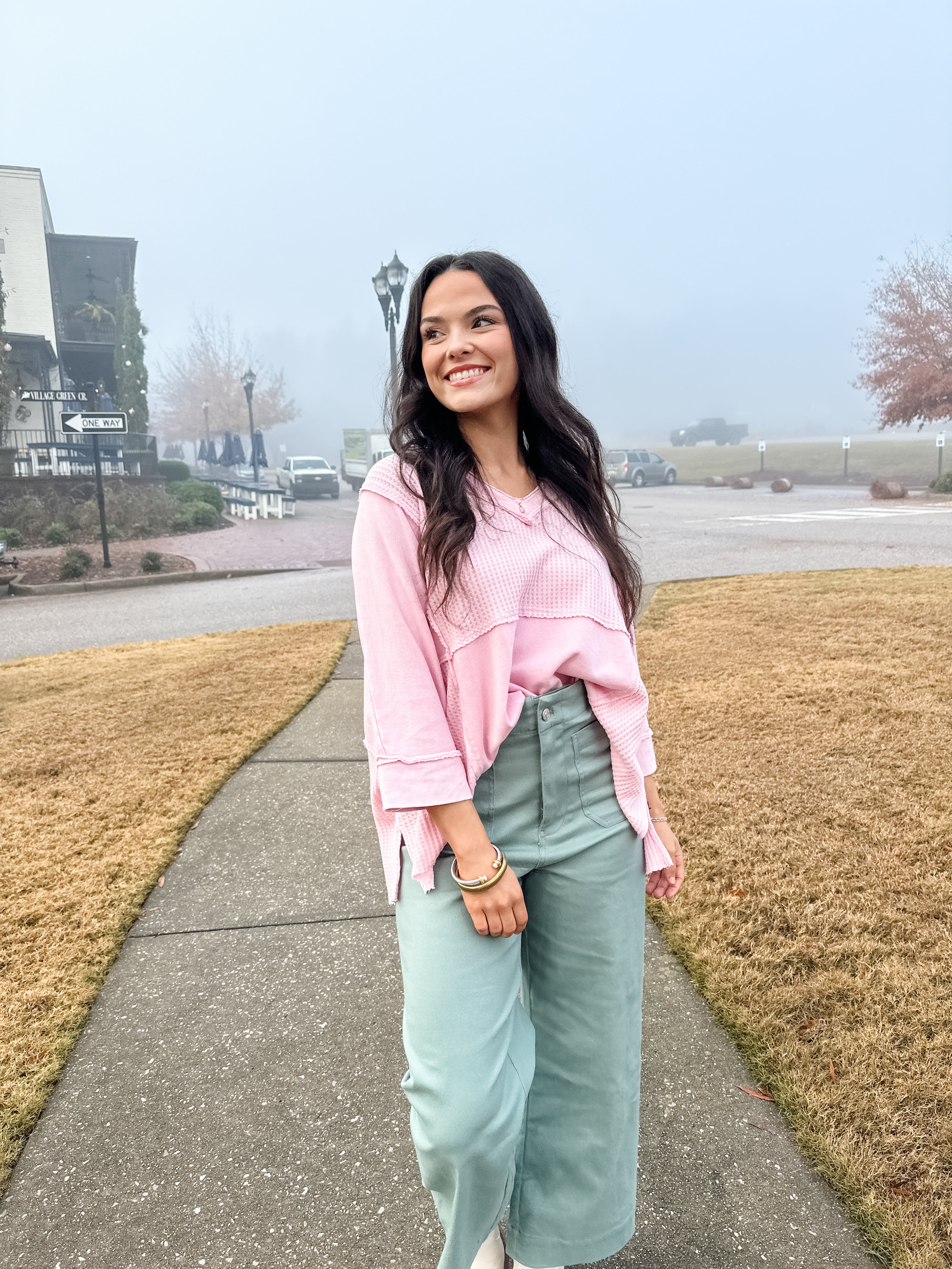 Oversized Textured Top