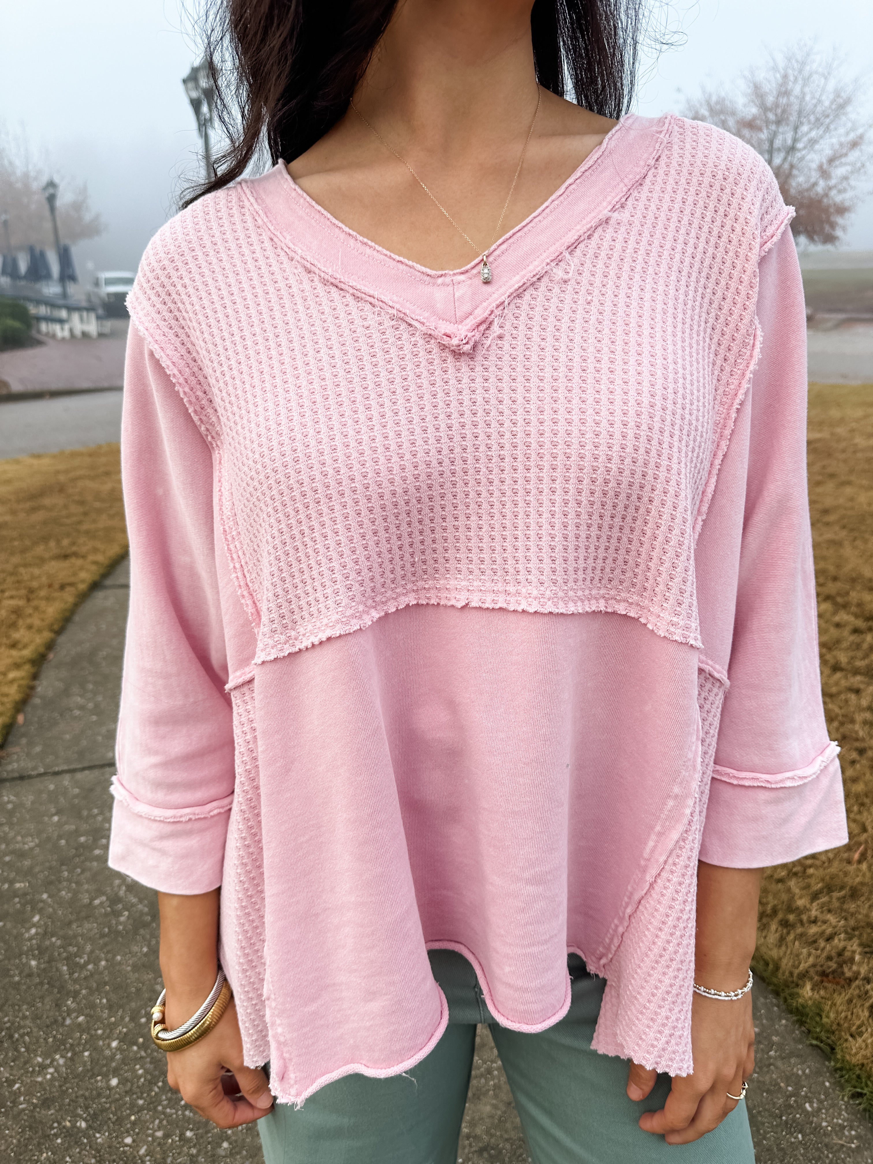 Oversized Textured Top