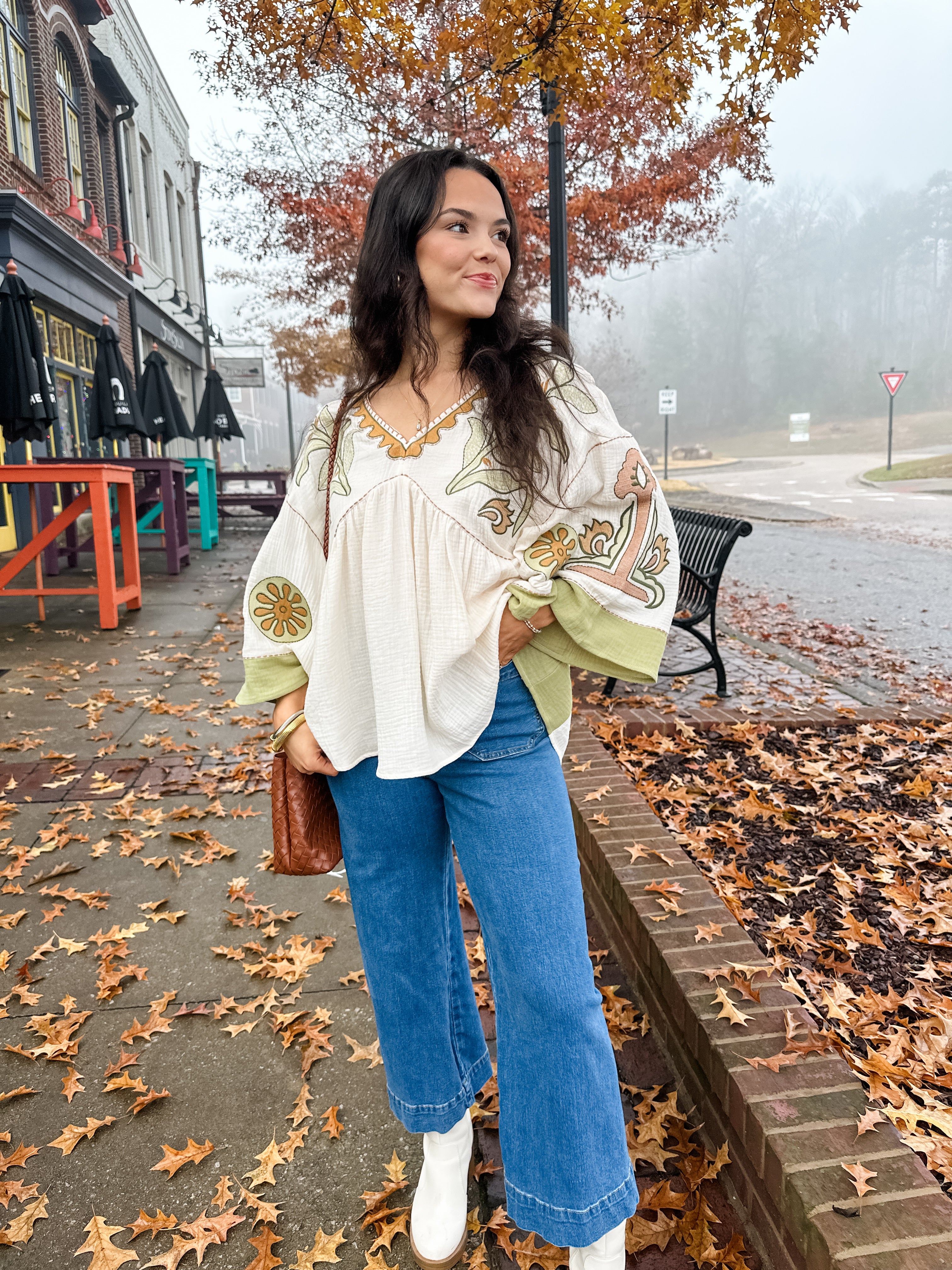 Floral Embroidered Top