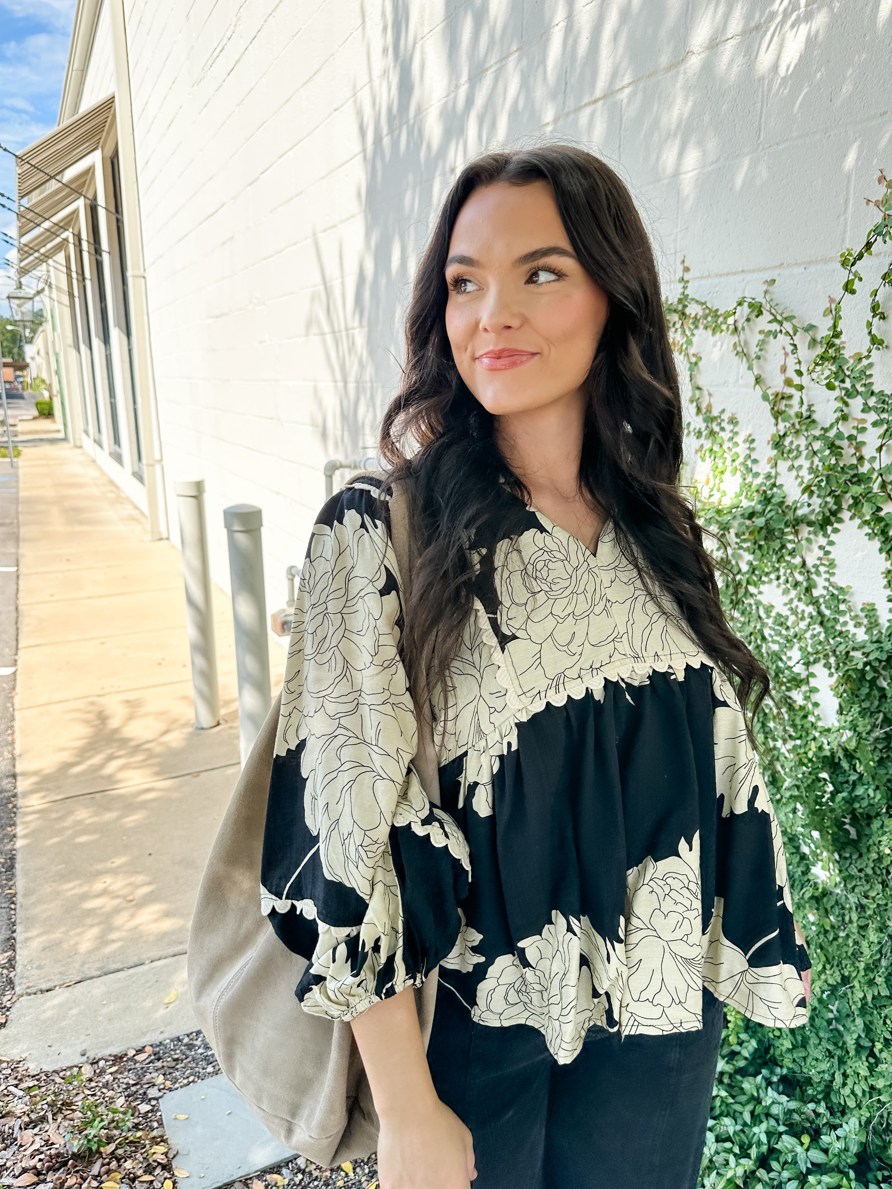 Flowy Scalloped Top