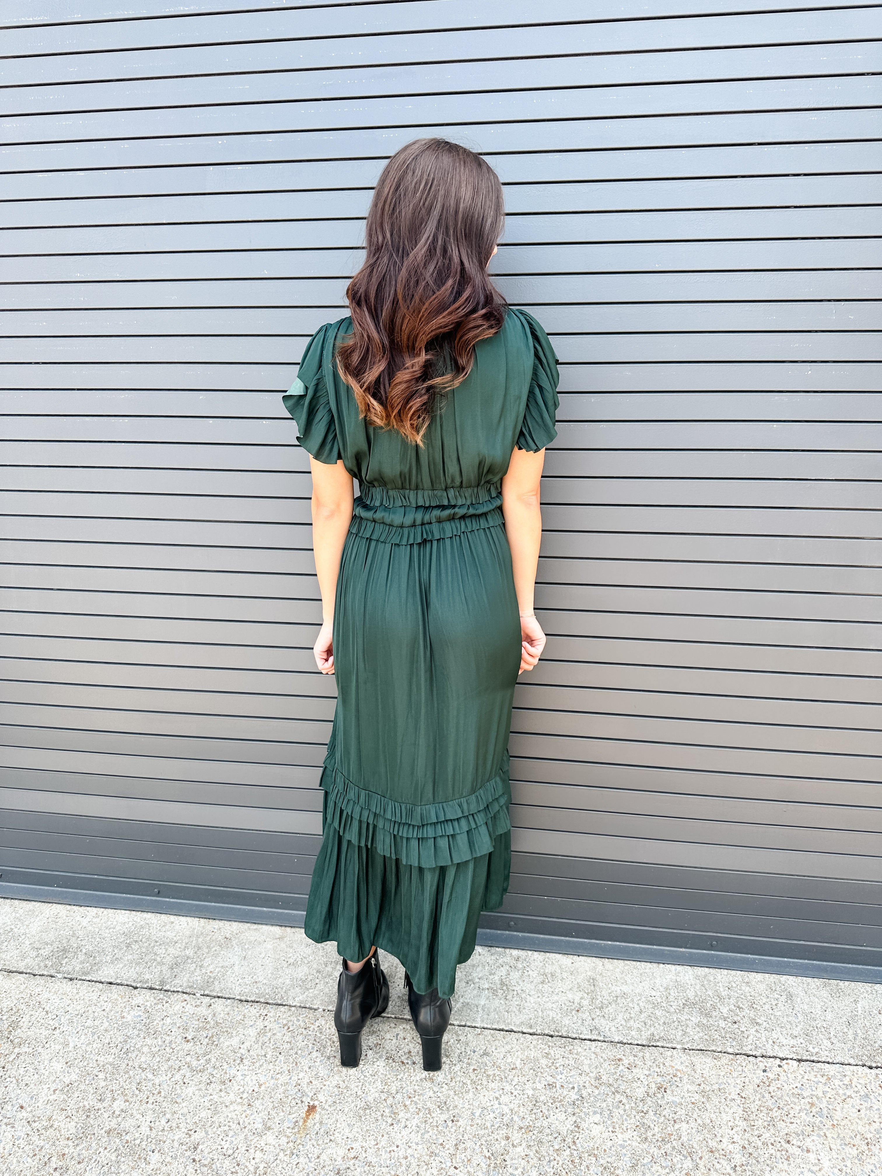 Satin Midi Dress