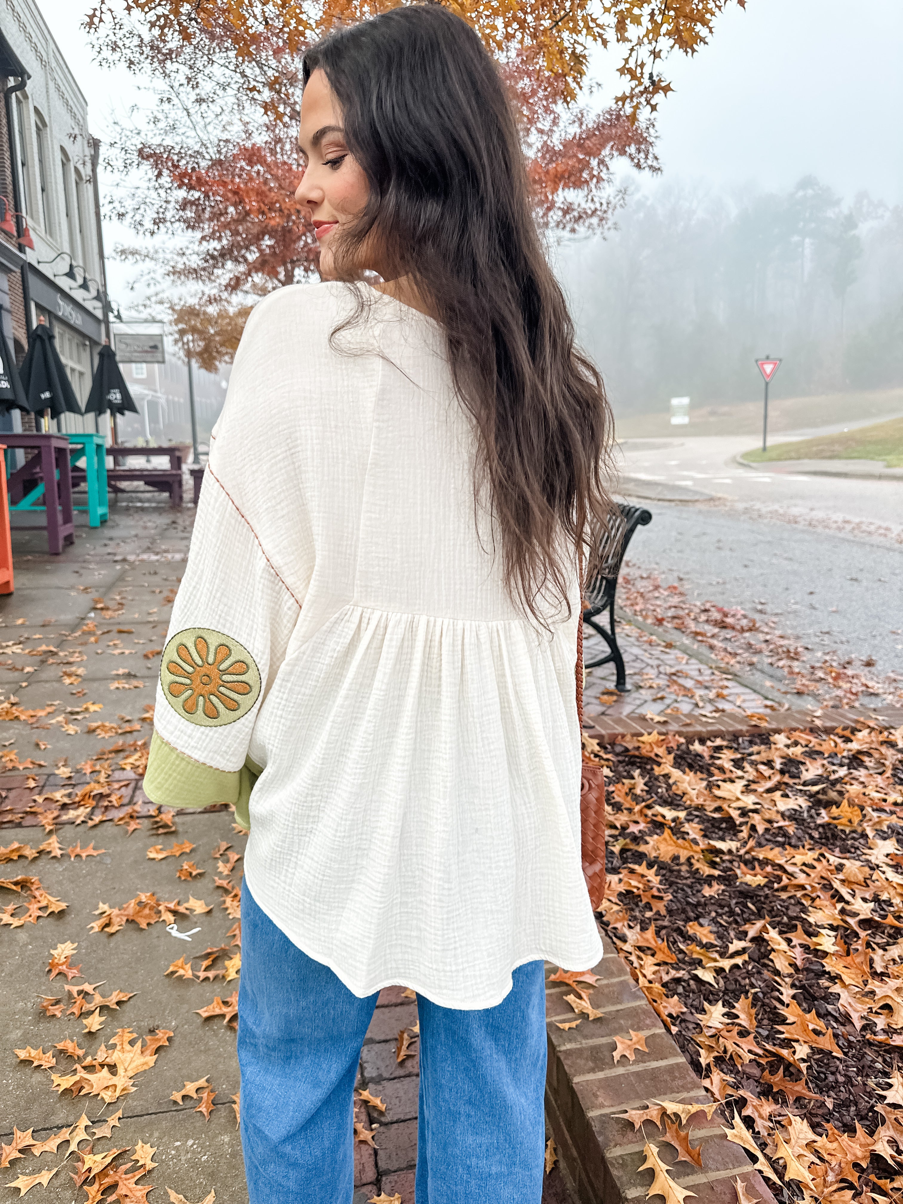 Floral Embroidered Top