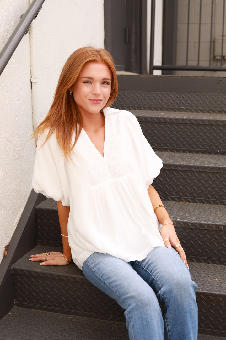 Maggie Puff Sleeve Top