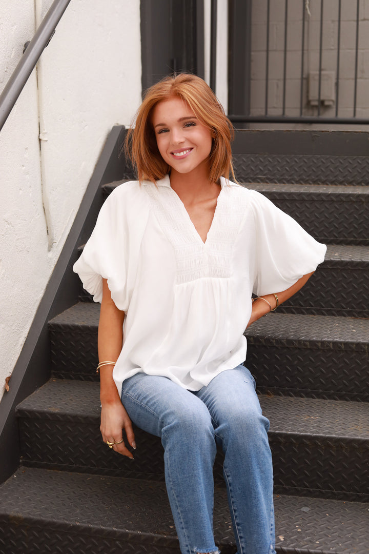 Maggie Puff Sleeve Top
