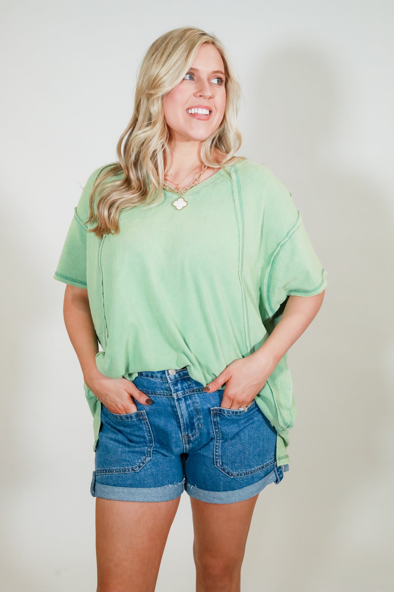 Side Seams Tunic Top