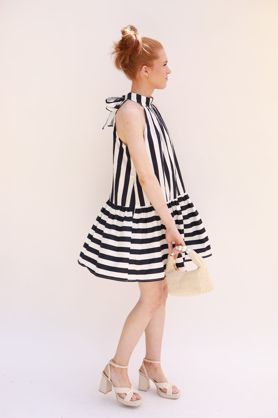 Halter Stripe Dress