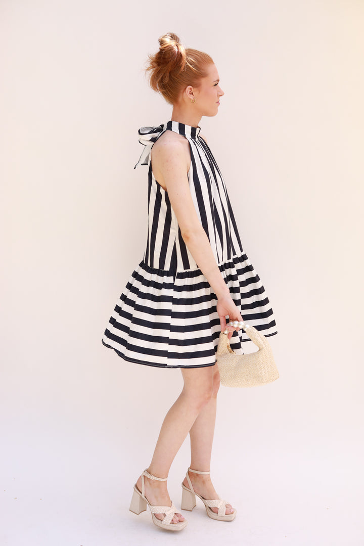 Halter Stripe Dress