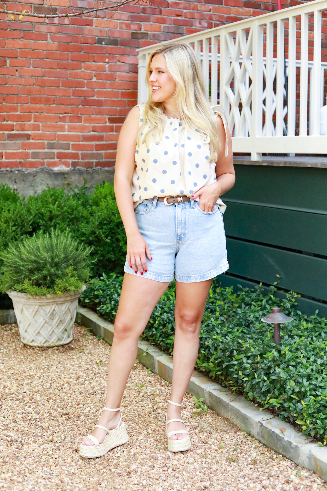 Mira Polka Dot Top