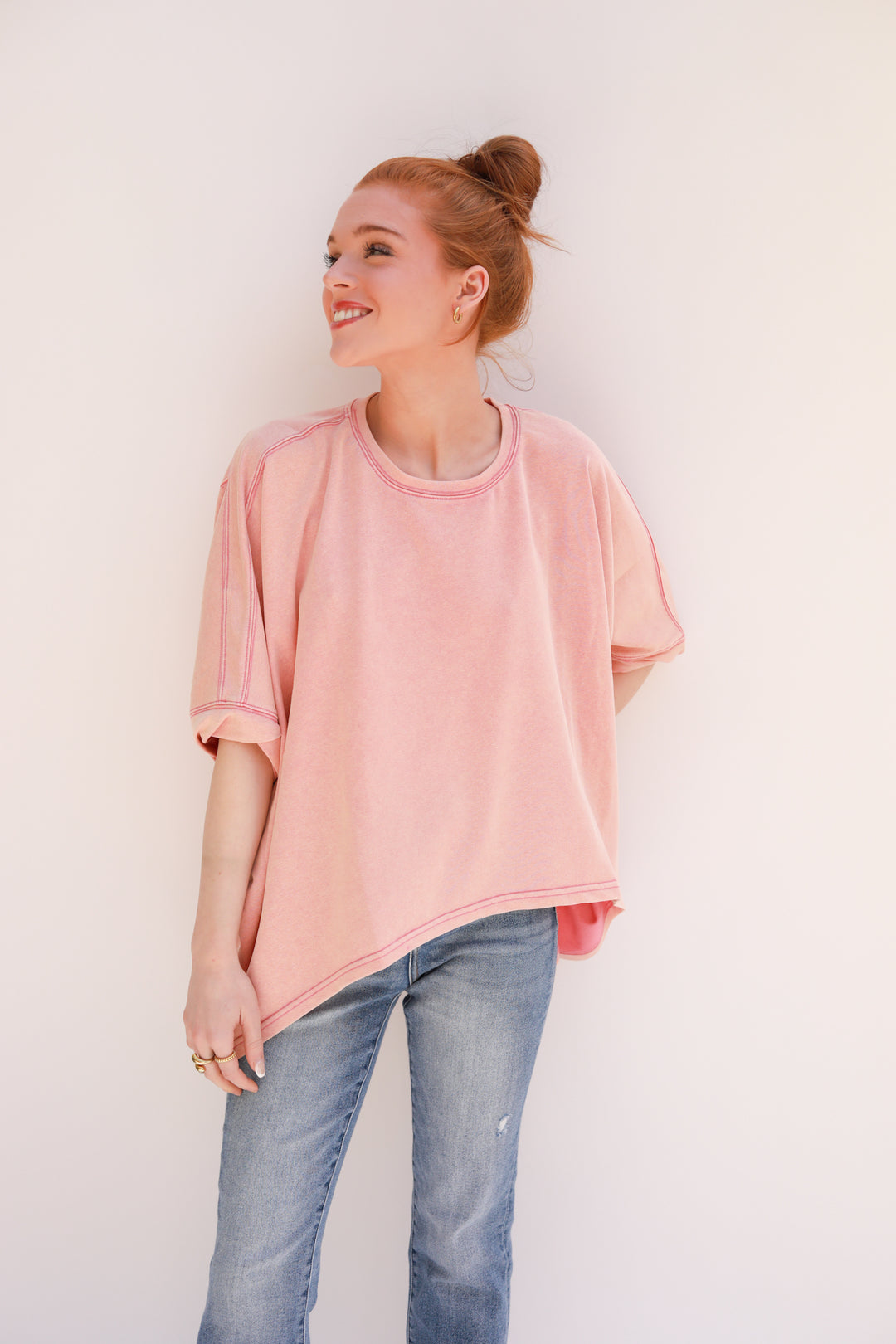 Boxy Mineral Wash Top