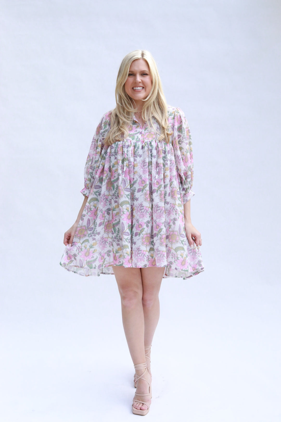Floral Empire Waist Dress