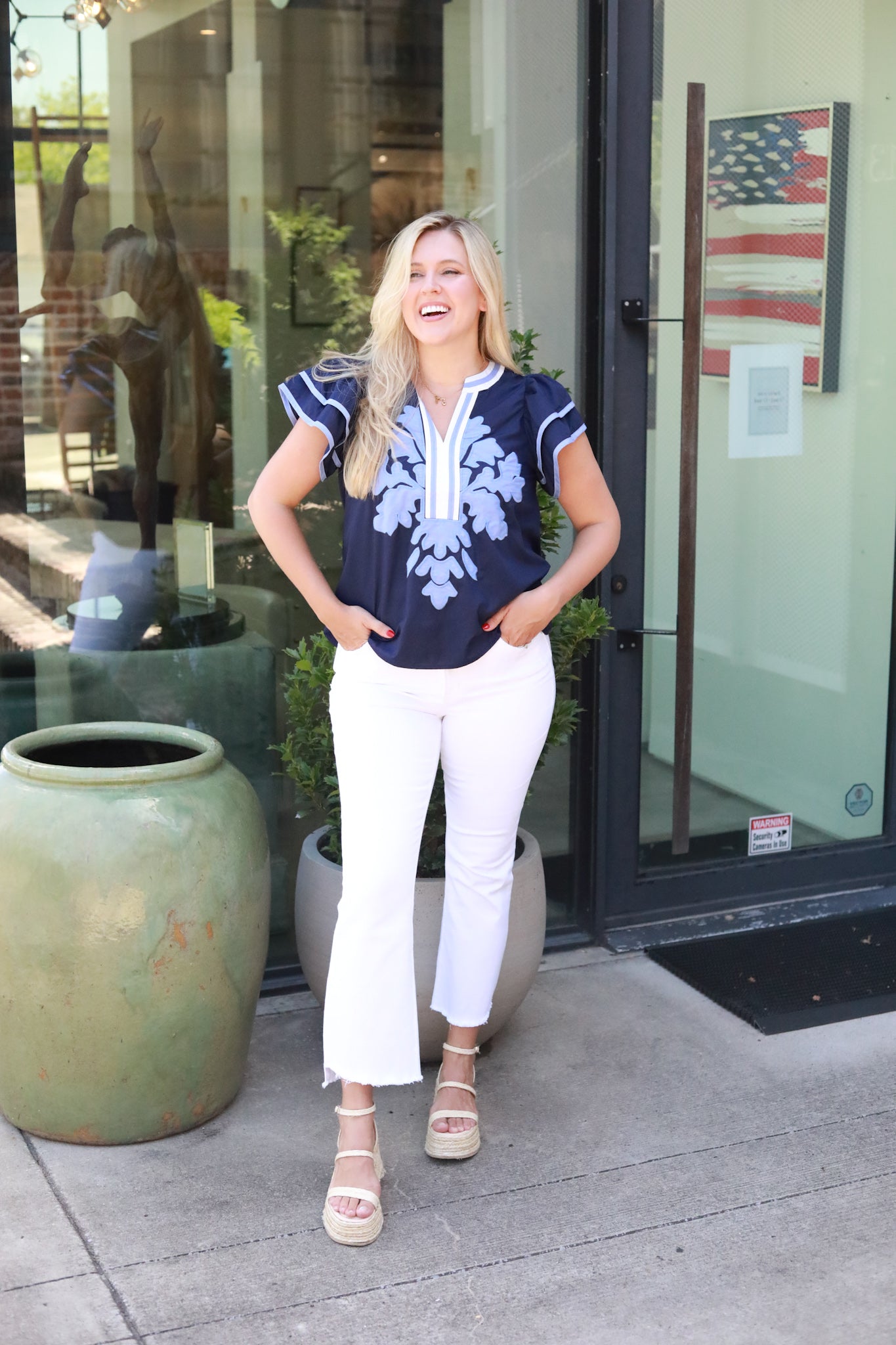 The Bella Ruffle Top