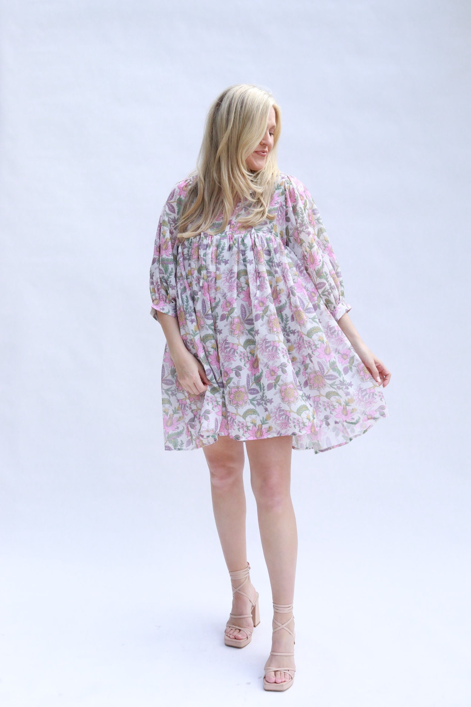 Floral Empire Waist Dress