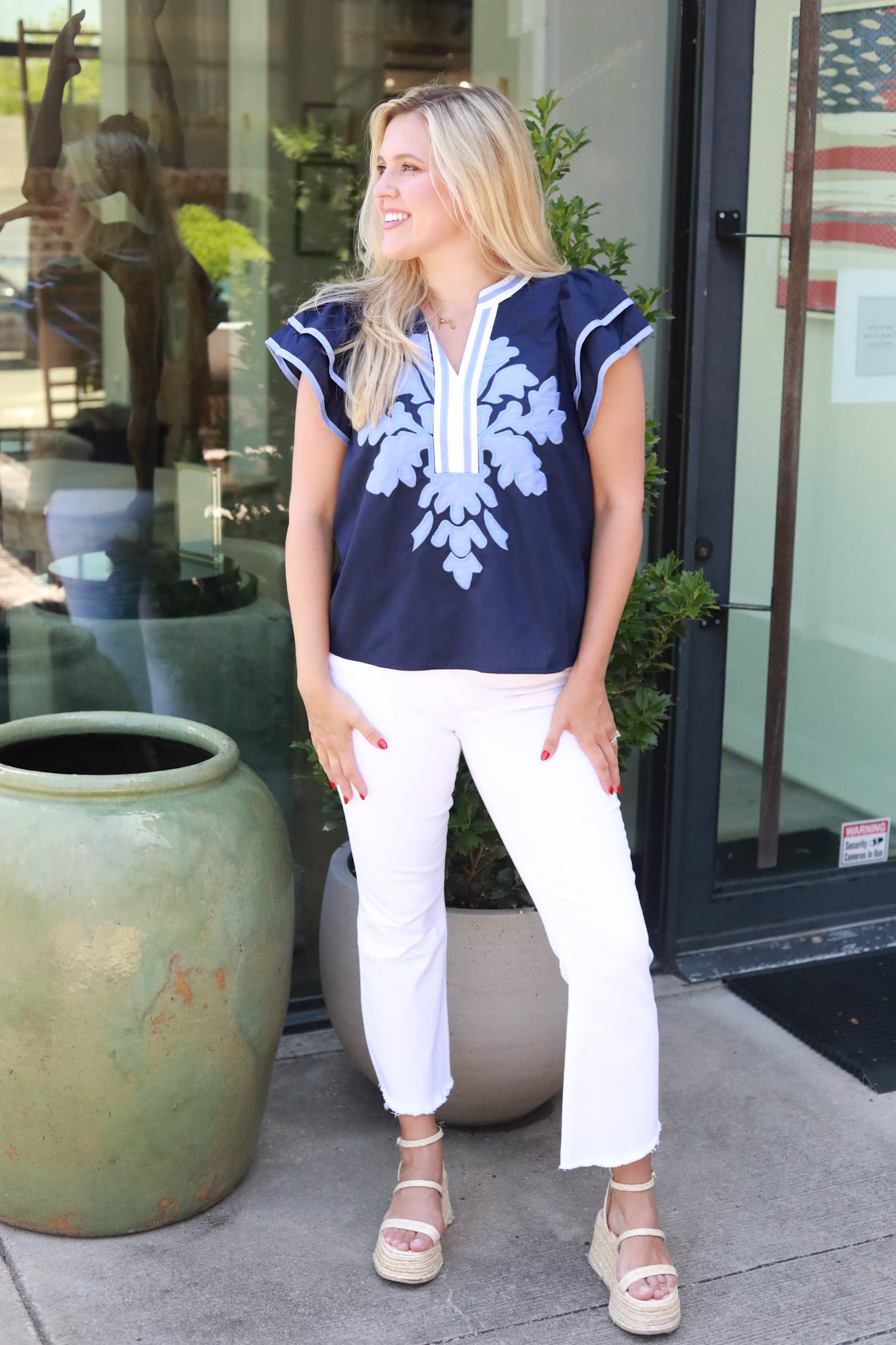 The Bella Ruffle Top