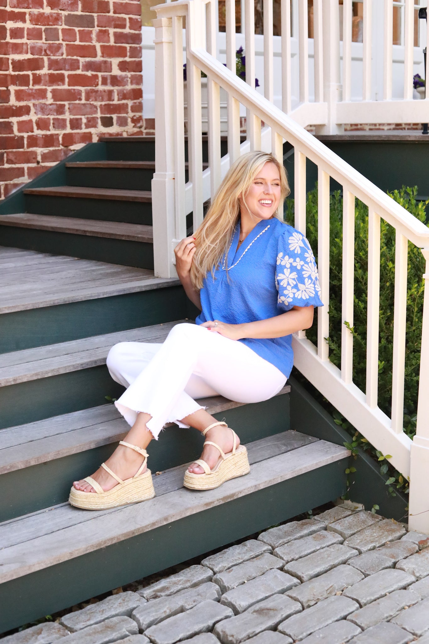 Embroidered Ella Top