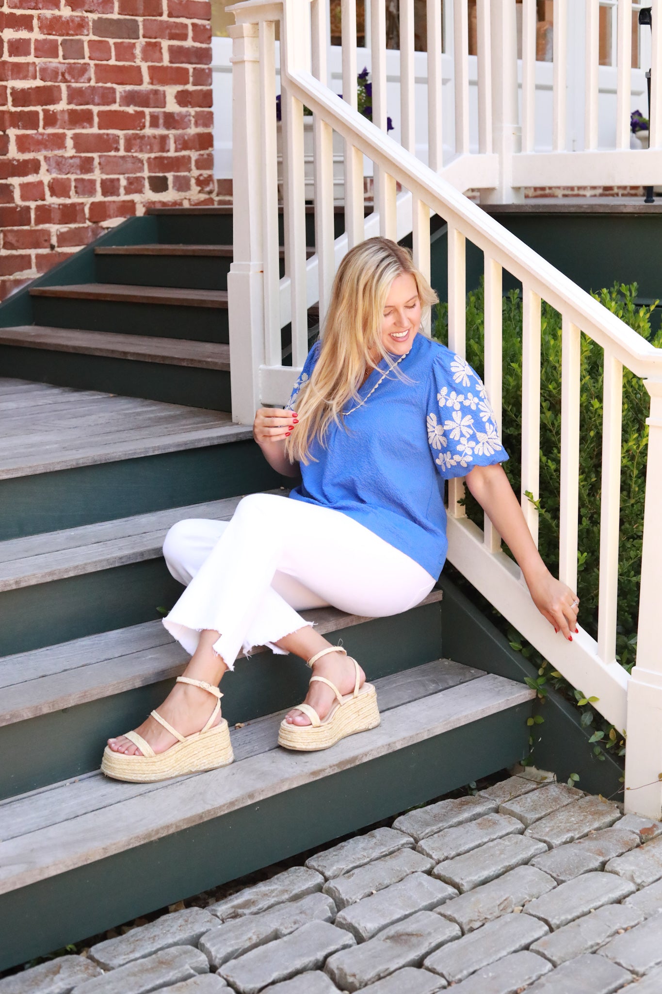 Embroidered Ella Top