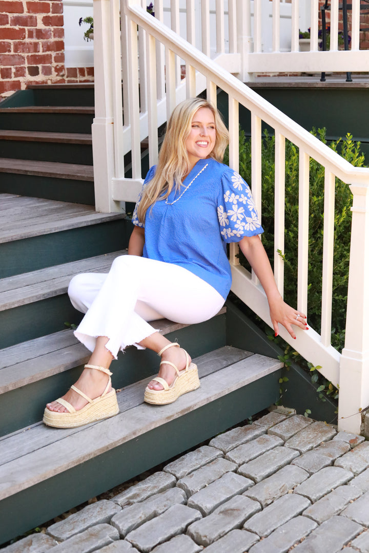 Embroidered Ella Top