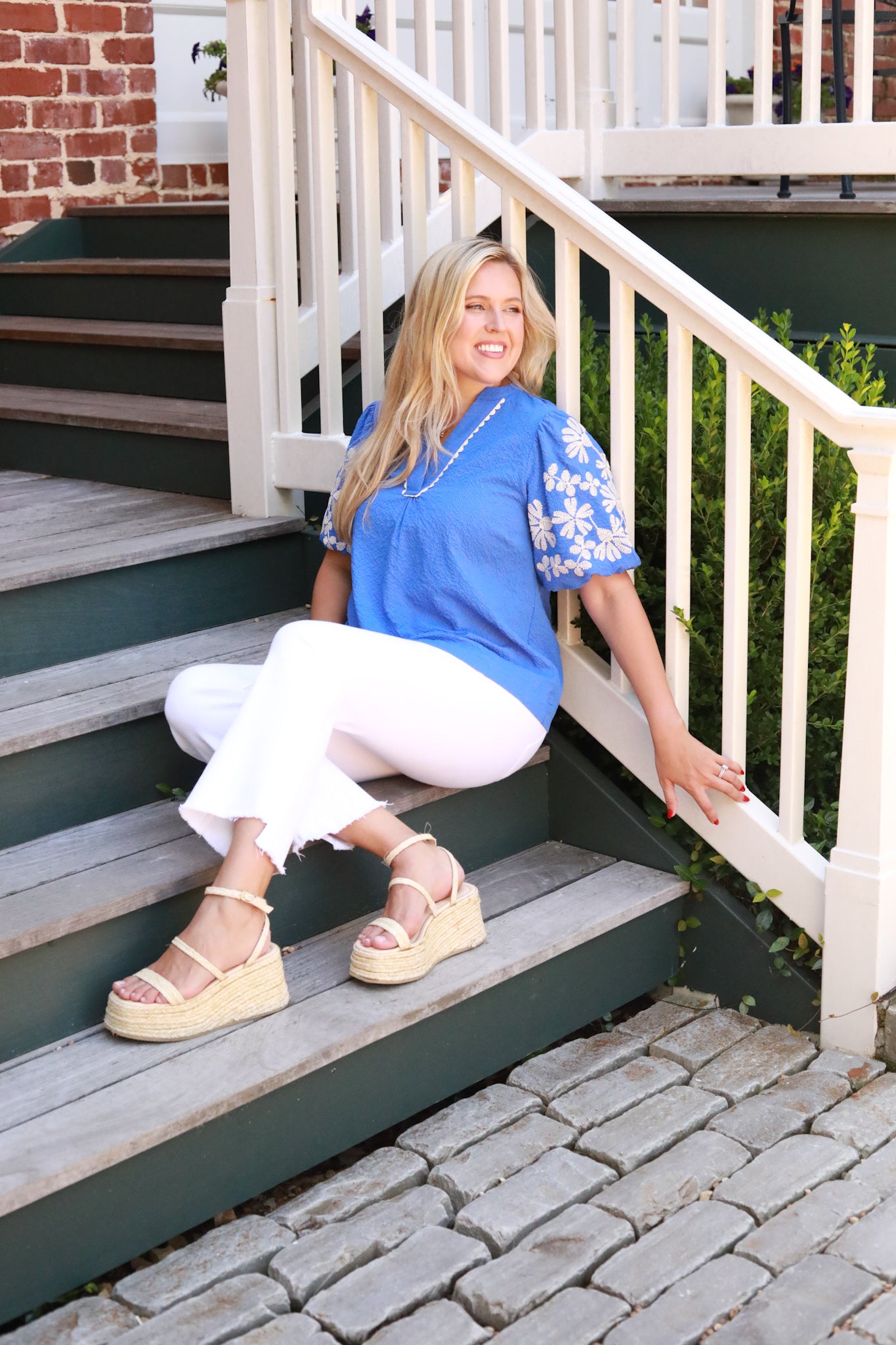 Embroidered Ella Top