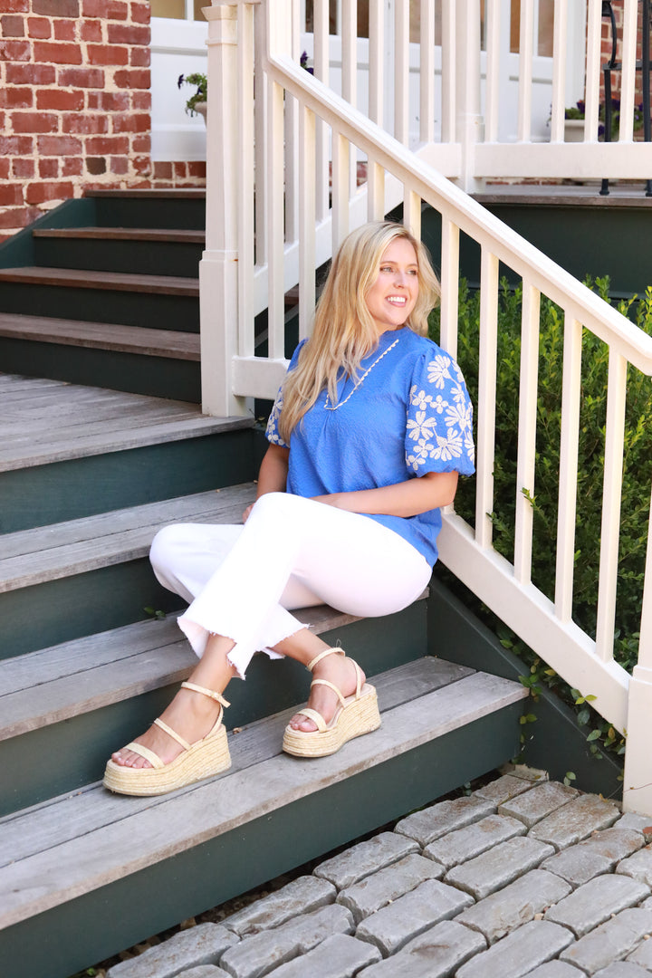 Embroidered Ella Top