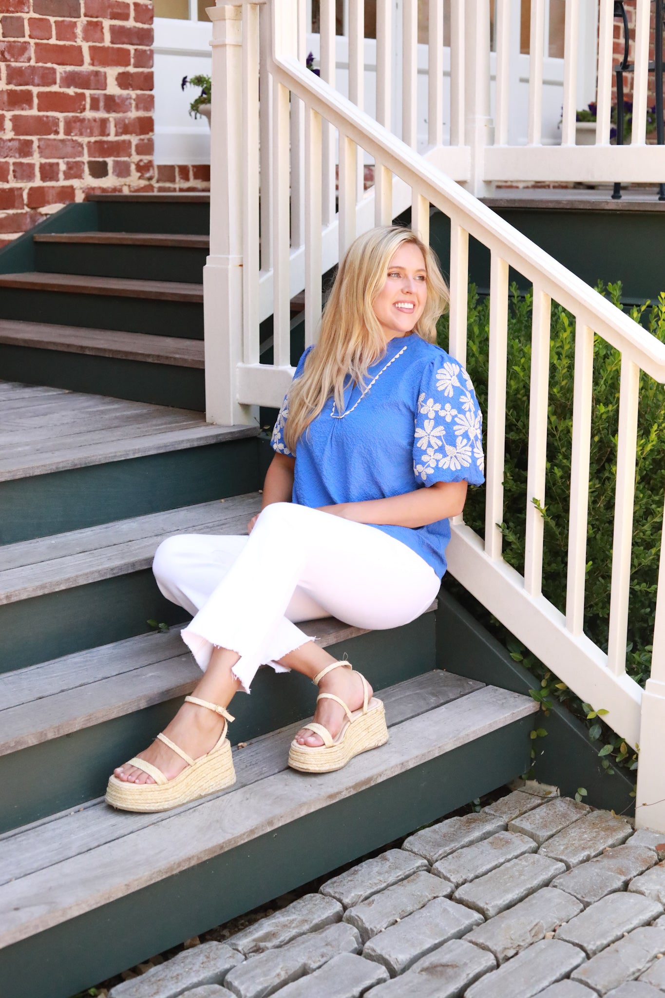 Embroidered Ella Top