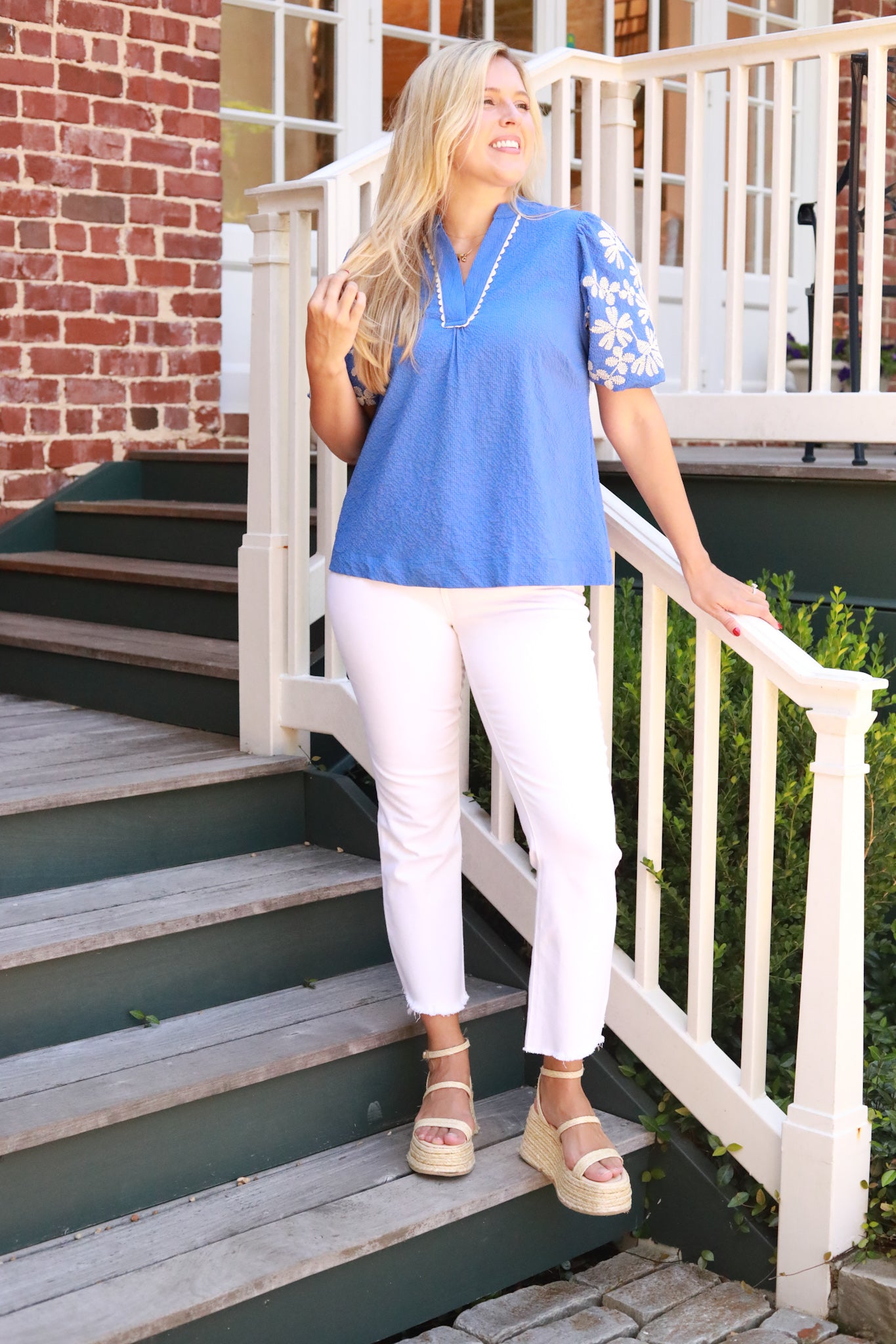 Embroidered Ella Top