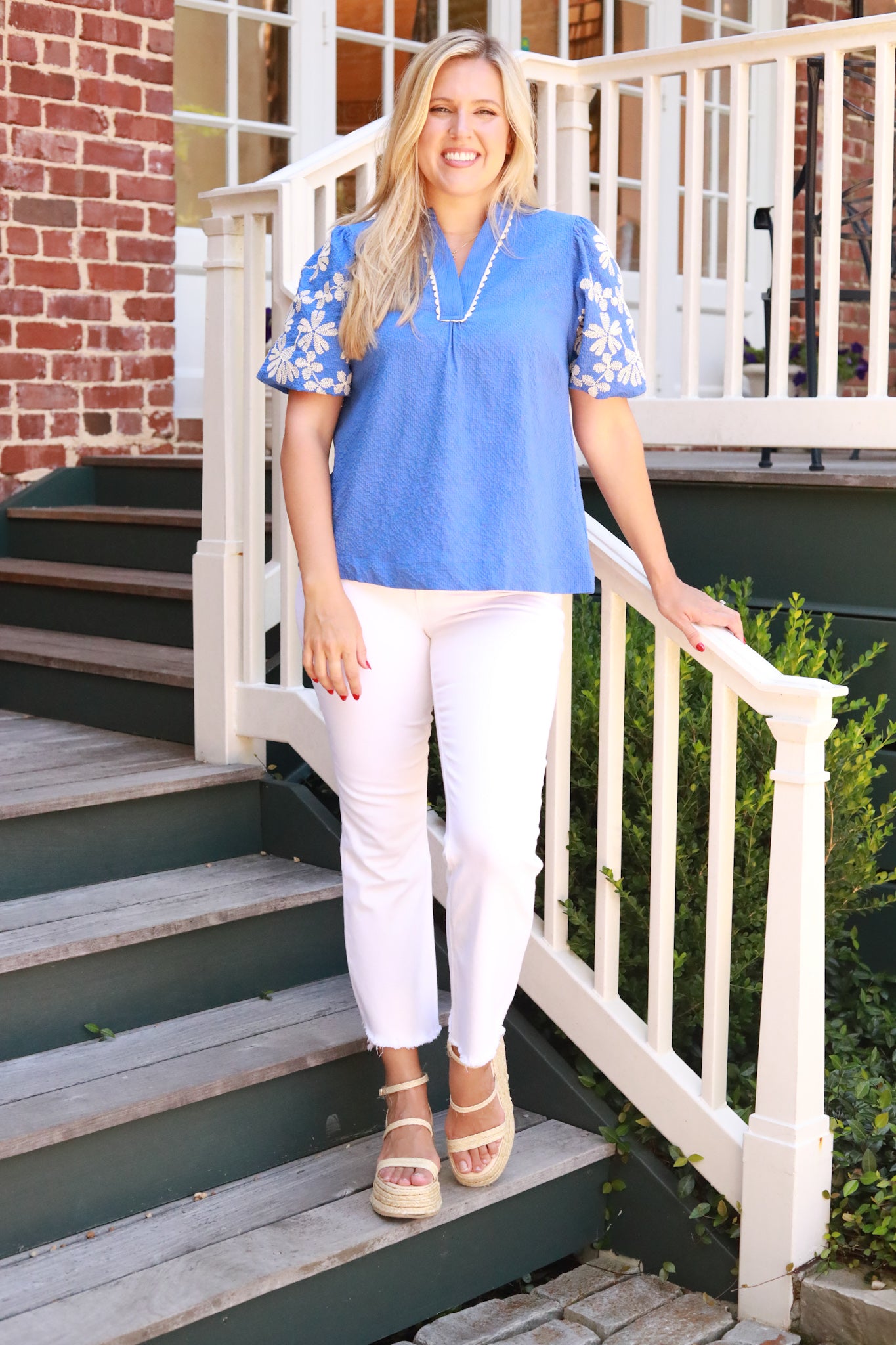 Embroidered Ella Top