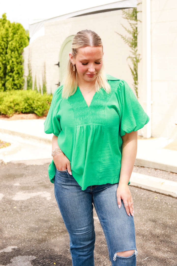 Maggie Puff Sleeve Top