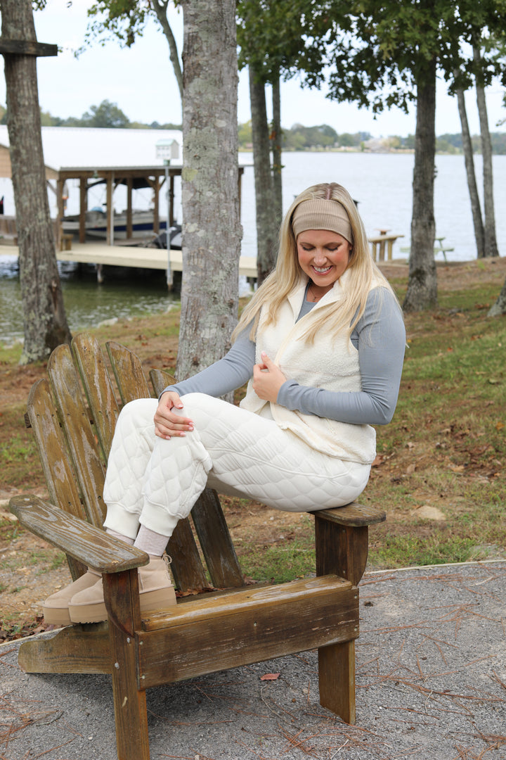 Quilted Comfort Pant