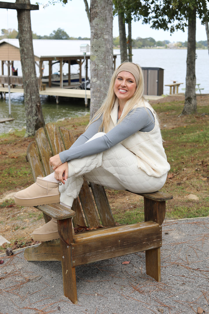 Quilted Comfort Pant