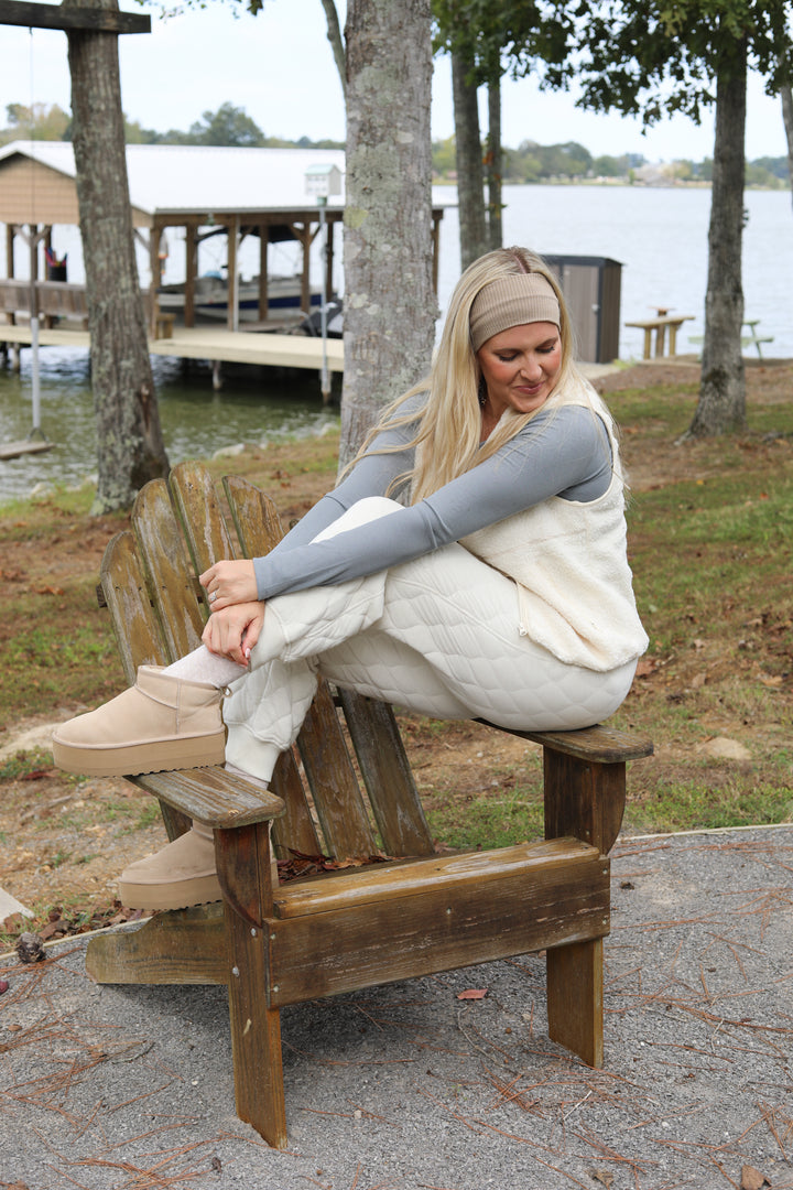 Quilted Comfort Pant