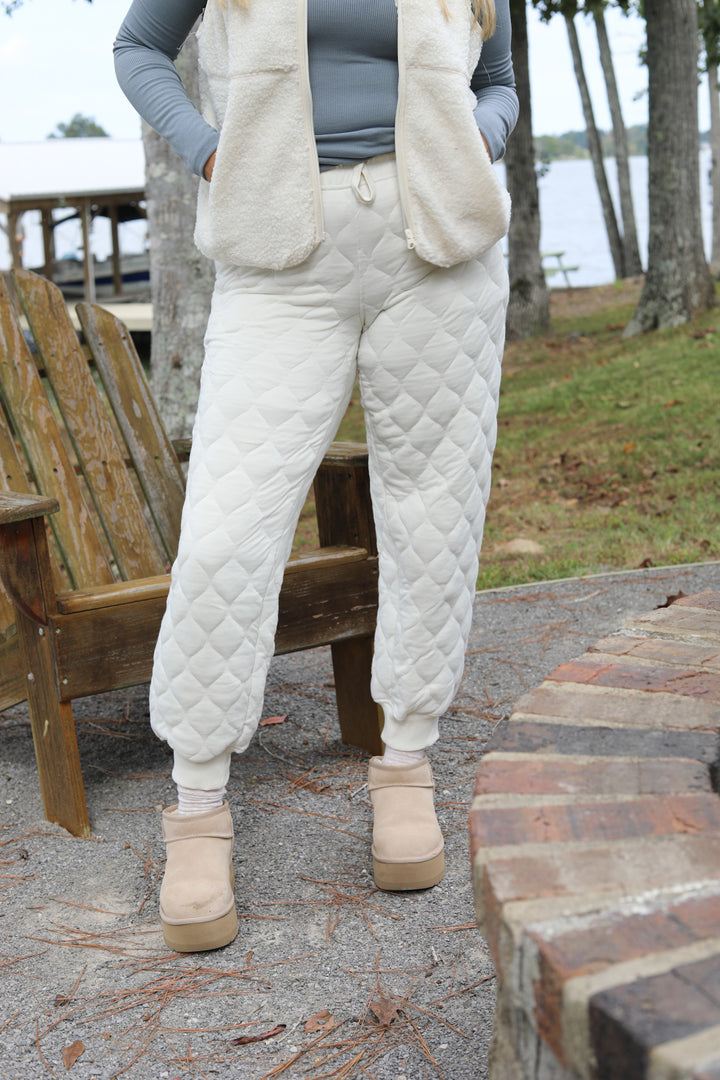 Quilted Comfort Pant