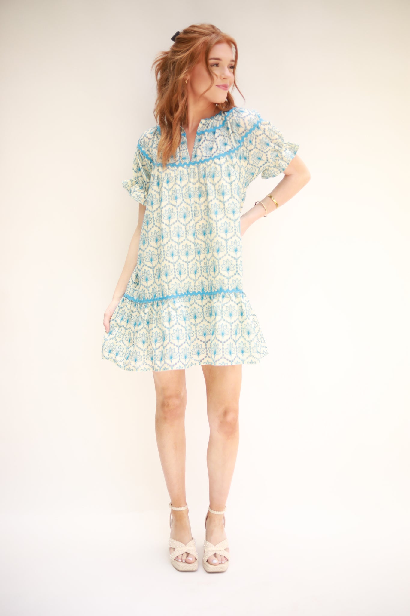 Eyelet Embroidered Dress
