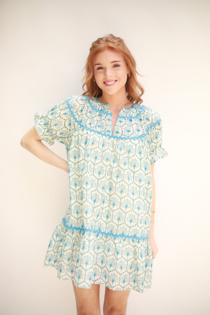 Eyelet Embroidered Dress