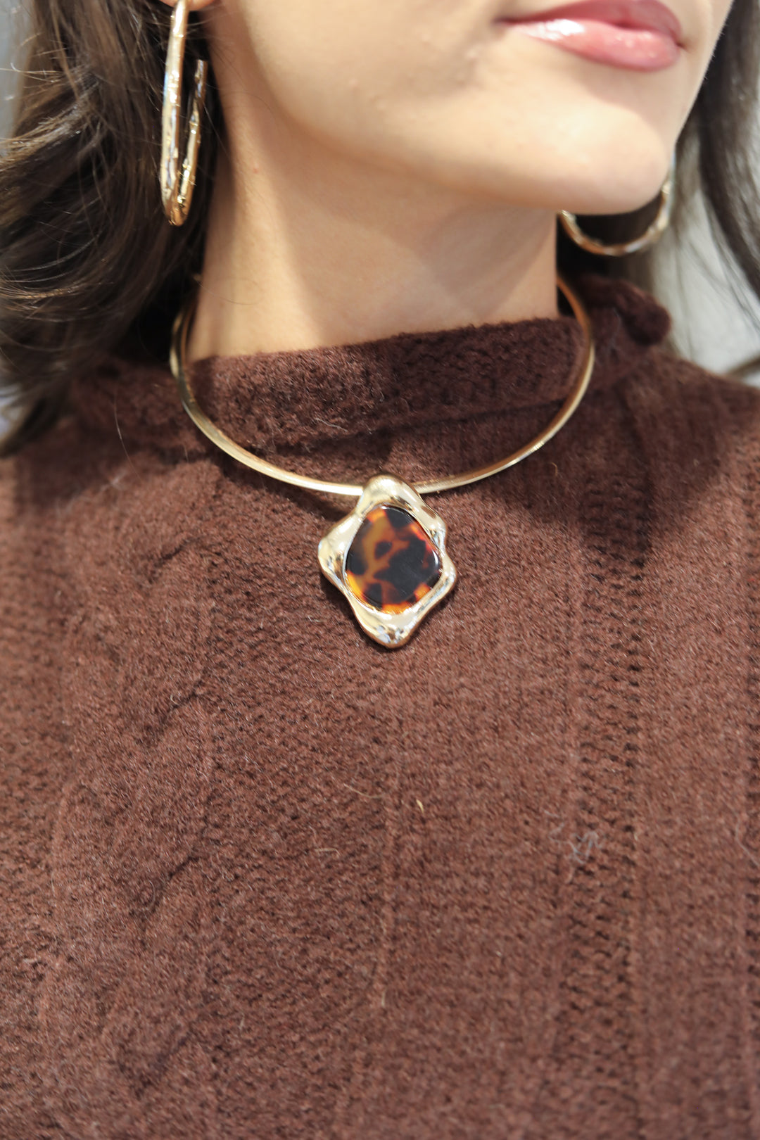 Tortoise Pendant Necklace