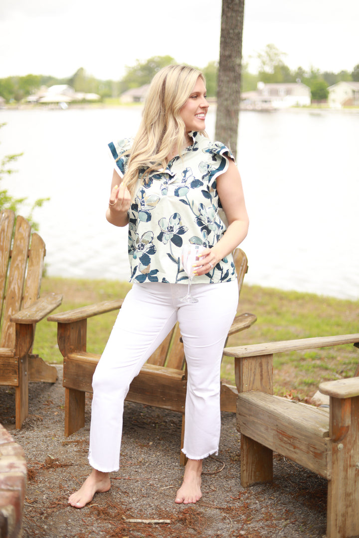 Highrise Crop Flair Jean