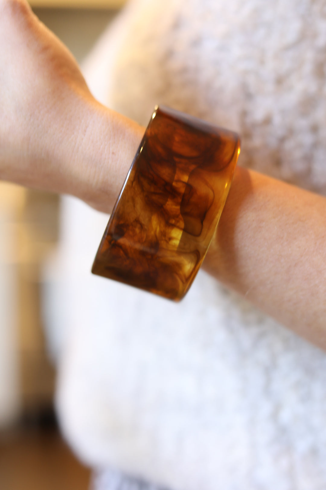 Acrylic Cuff Bangle