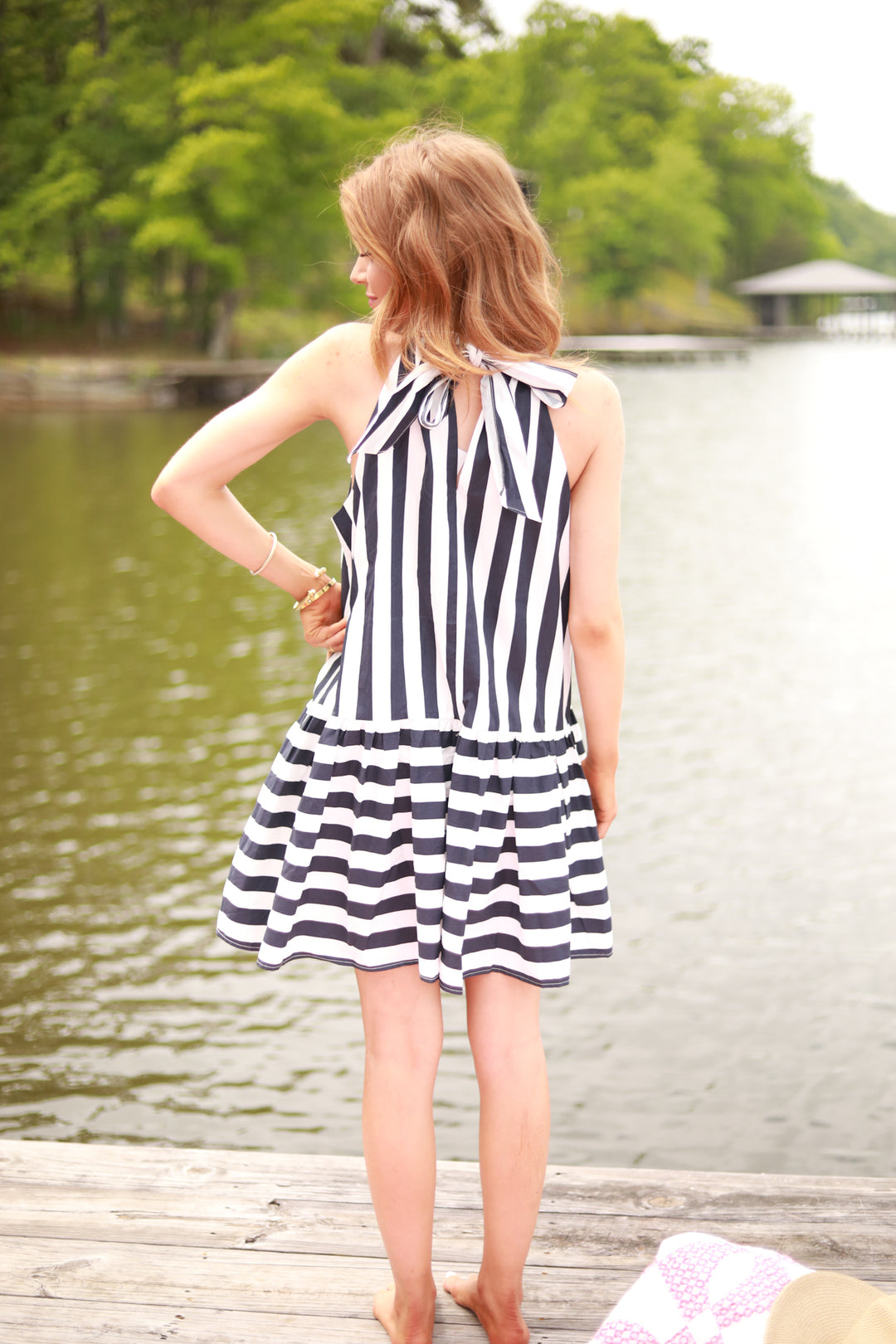 Halter Stripe Dress