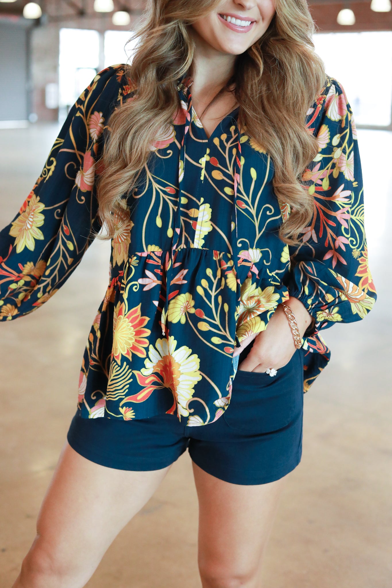 Fall in Frill Top