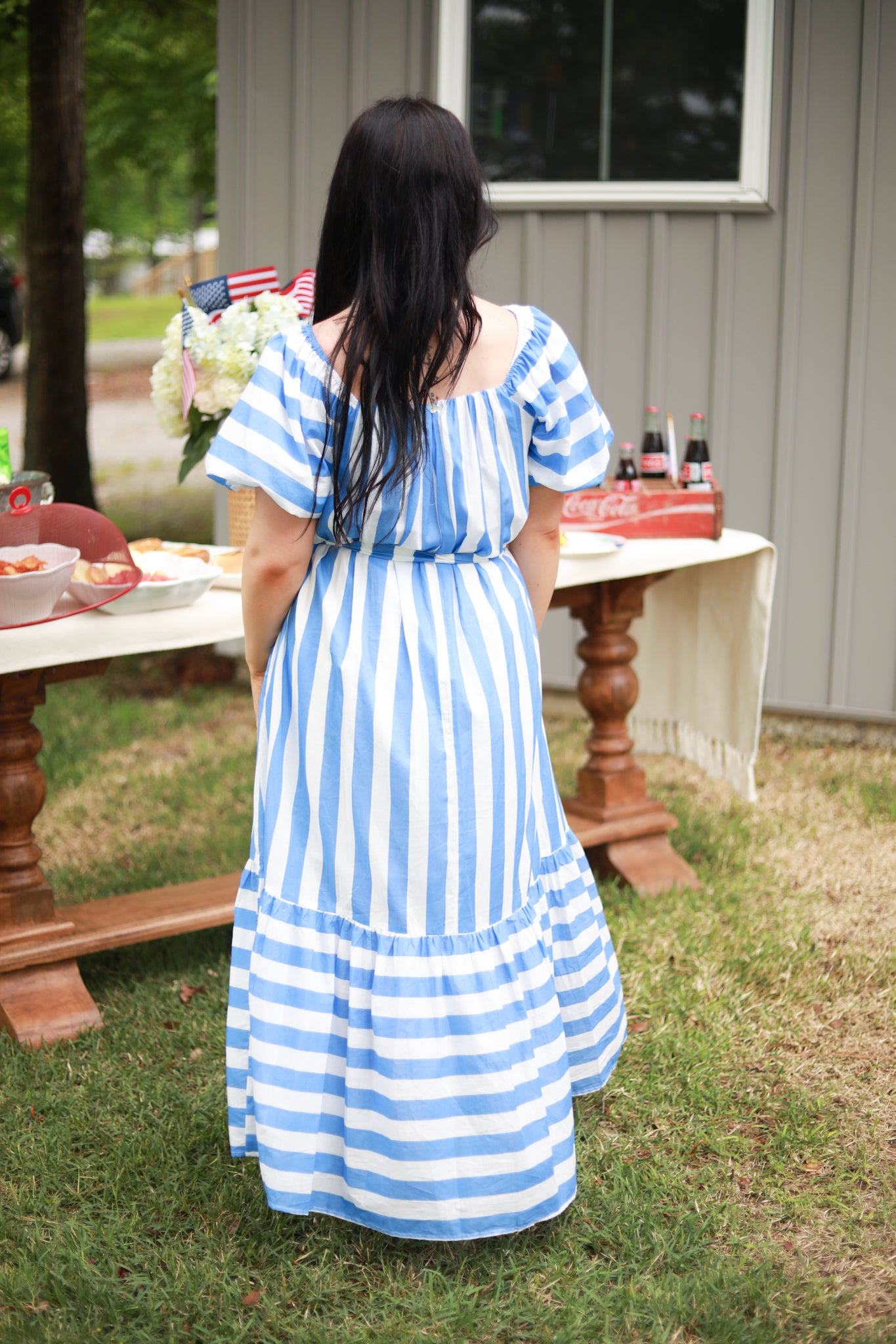 Tie Waist Midi Dress