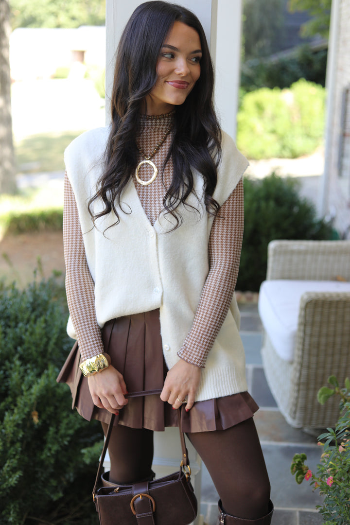 Table Talk Sweater Vest