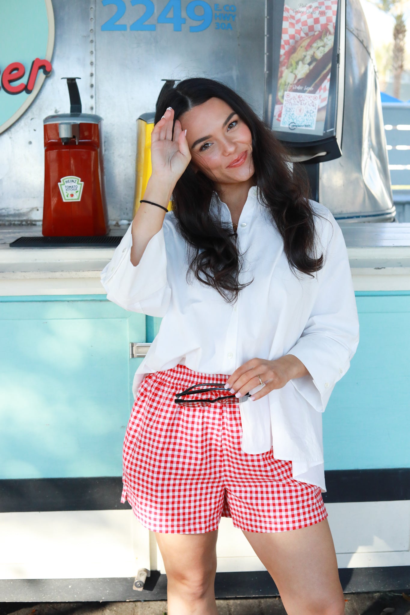 Crisp Boxy Button Down Top