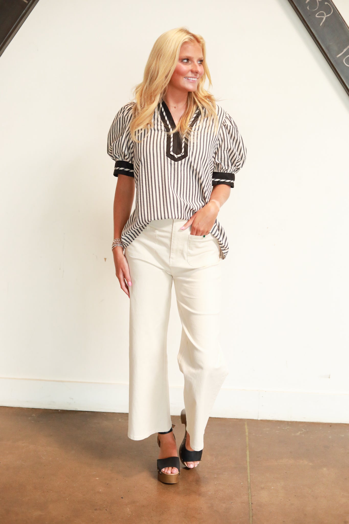 The Mary Stripe Blouse