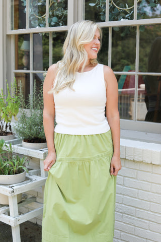 Second Skin High Neck Stretch Tank
