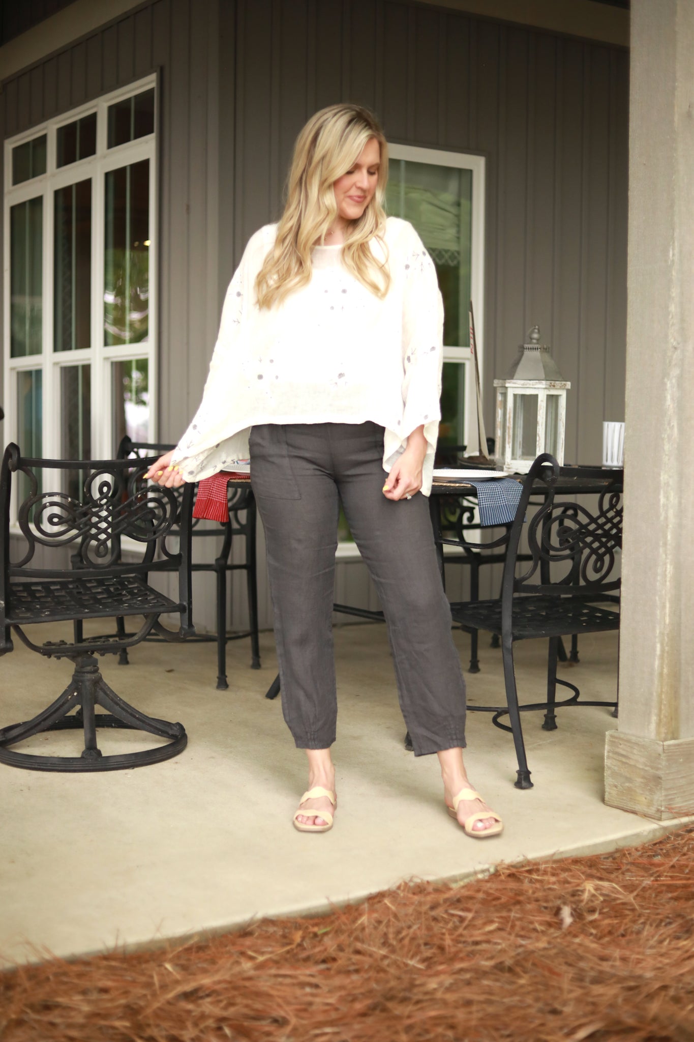 Linen Slim Pant
