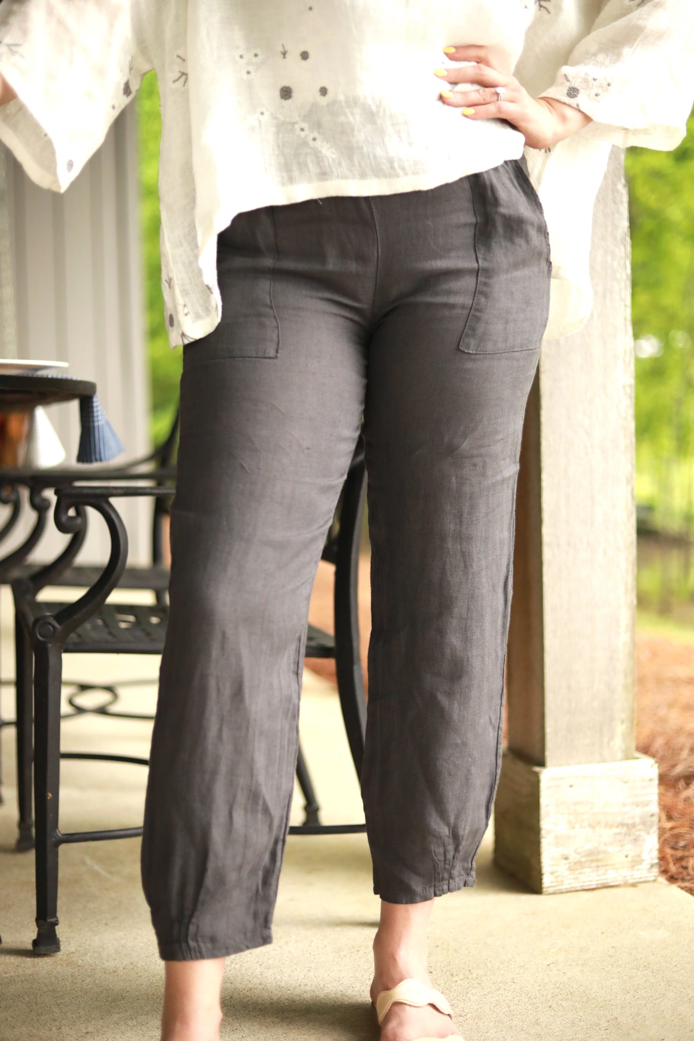Linen Slim Pant
